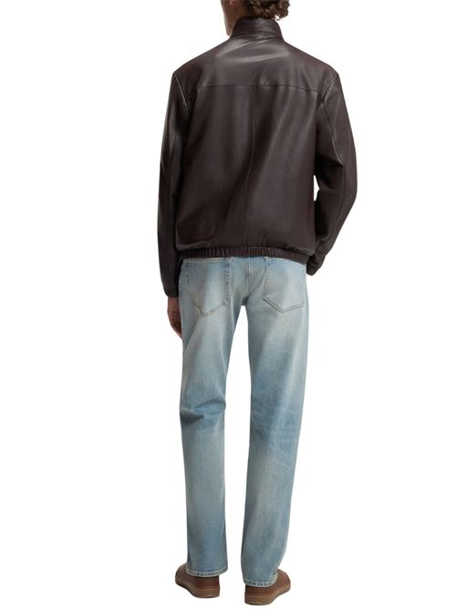 Giacca in pelle nappa BOSS by Beckham Hugo Boss | 50562919210